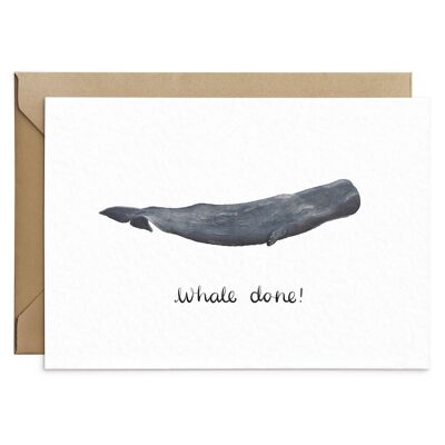Whale Done Card
