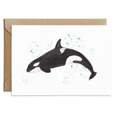 Orca-Wal-Karte