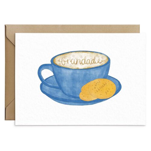 Grandad Fathers Day Tea & Biscuits Card