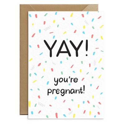 Yay You're Pregnant Card