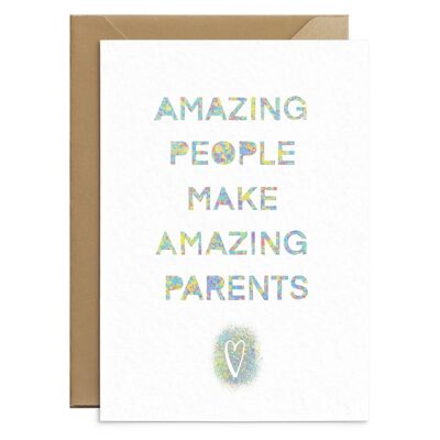 Persone straordinarie creano una carta per genitori straordinari