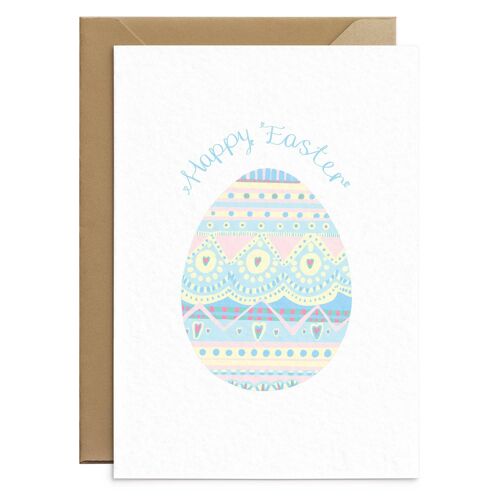 Easter Egg Colourful Card
