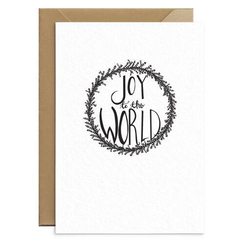 Joy To The World Christmas Card