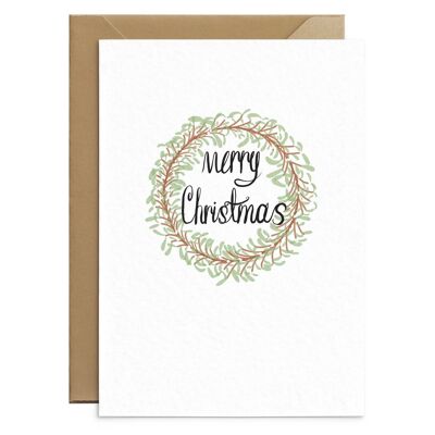 Merry Christmas Mistletoe Card
