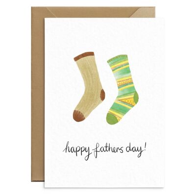 Seltsame Socken Wunderliche Vatertagskarte