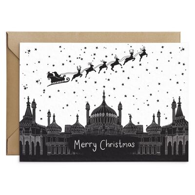 Cartolina di Natale del Padiglione di Brighton
