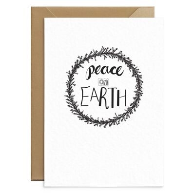 Peace On Earth Christmas Card