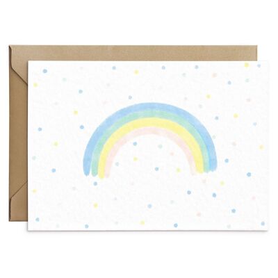 Pastel Rainbow Card