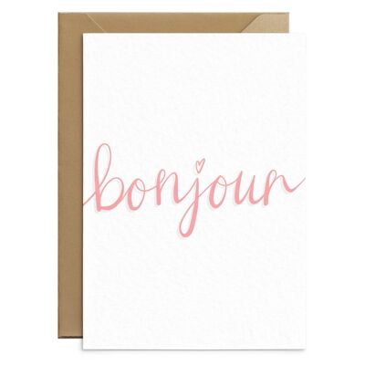 Carte Bonjour