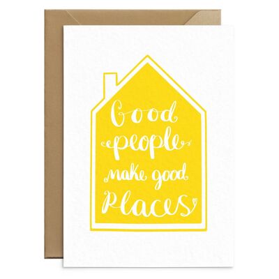 Carta gialla nuova casa brava gente