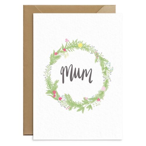 Mum Flower Card