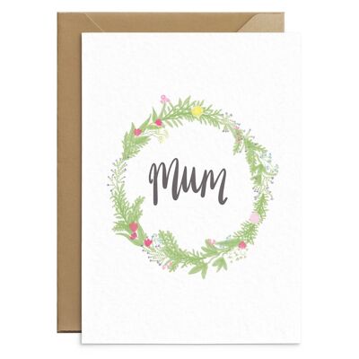 Mum Flower Card
