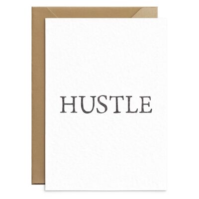Hustle Card motivazionale
