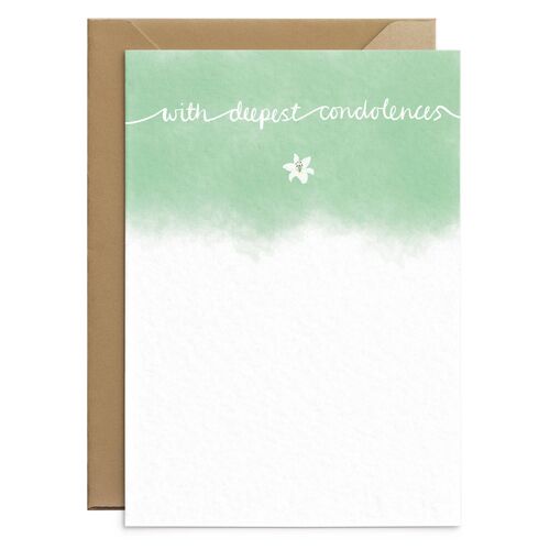 Deepest Condolences Card