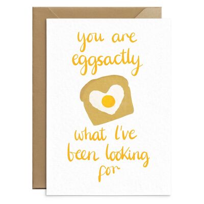 Egg On Toast Pun Card