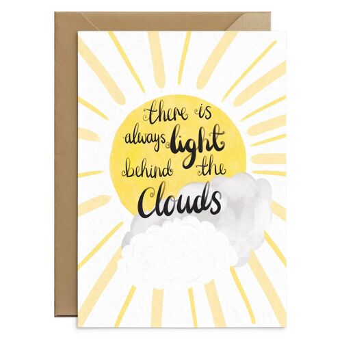 Light Behind The Clouds Card