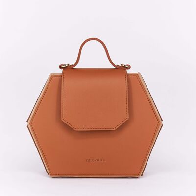 Nuo Hex Bag Brown