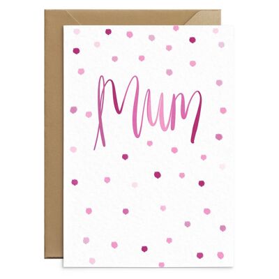 Mum Polka Dot Card