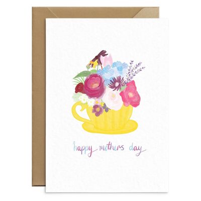 Mothers Day Bright Flowers Card