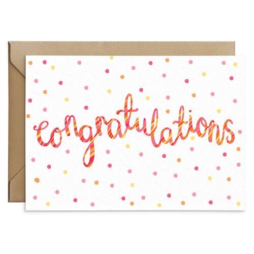 Colourful Congratulations Card