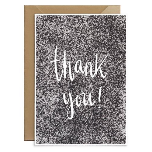 Chalk Board Thank You Card