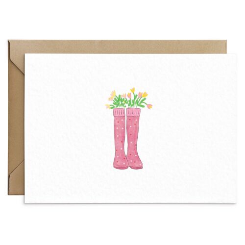 Pink Welly Card