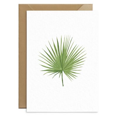 Botanical Fan Leaf Card