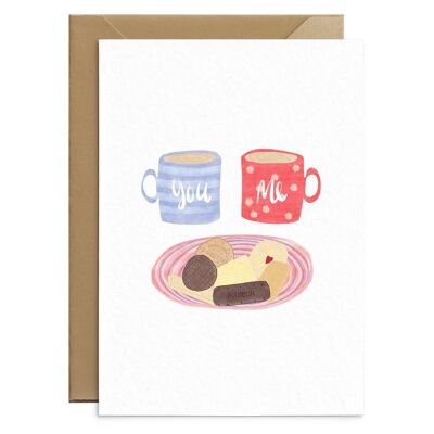 You And Me Tea Card