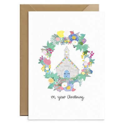 Church Christening Card