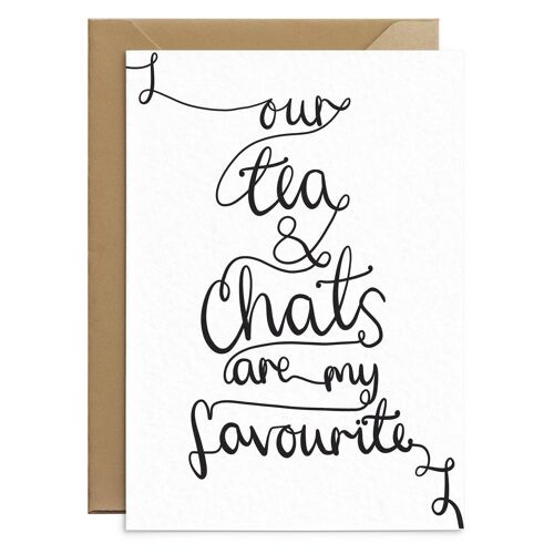 Tea and Chats Card