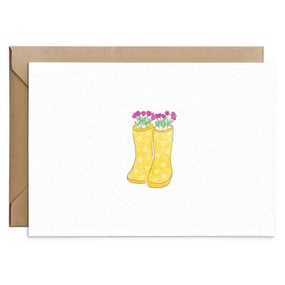 Tarjeta Welly amarilla