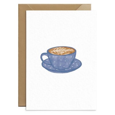 Coffee Card Navy