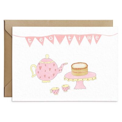 Afternoon Tea Party Card