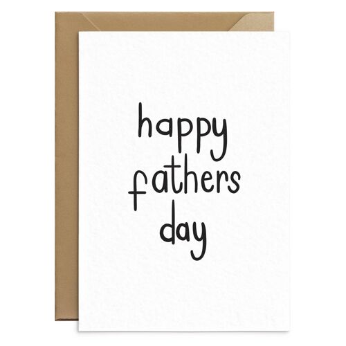 No Frills Fathers Day Card