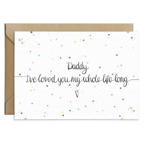 Daddy I Love You Card