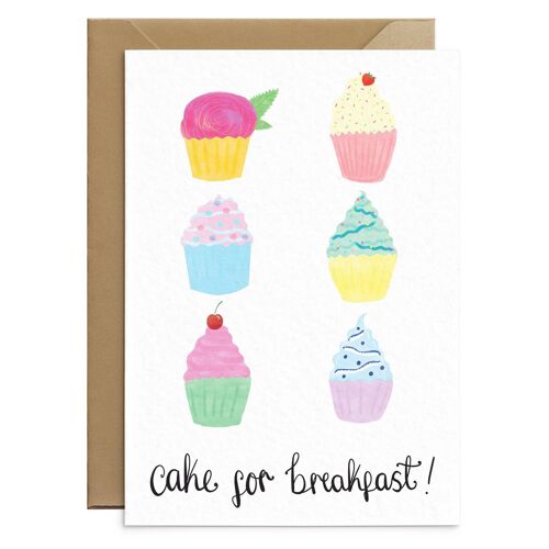 Funny Cupcake Greetings Card
