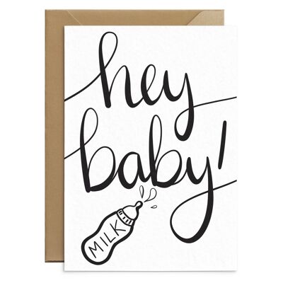 Hey Modern Baby Card