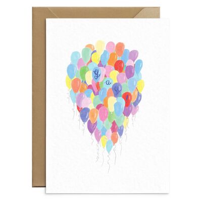 Balloons Yay Card