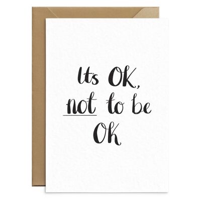 Its OK Not To be OK Card