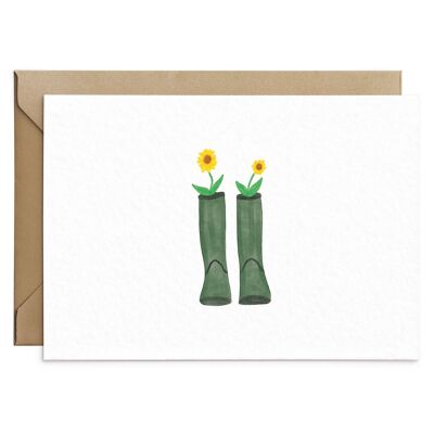 Green Welly Card
