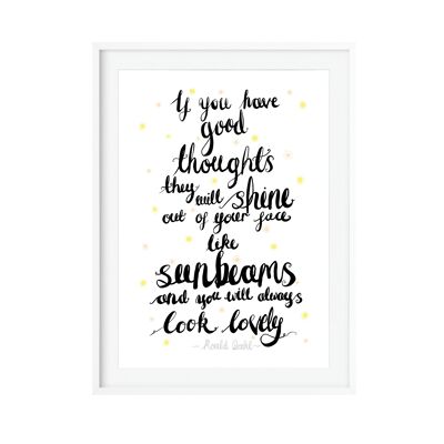 Sunbeams Art Print