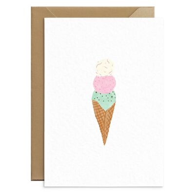 Ice Cream Stack Card