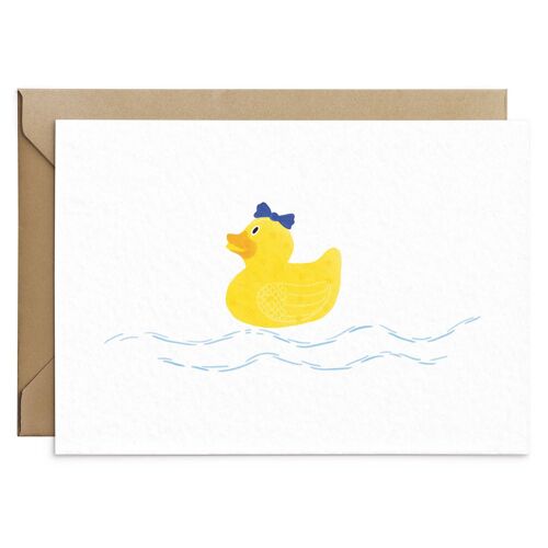Cute Rubber Duck Card