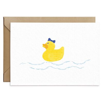Cute Rubber Duck Card