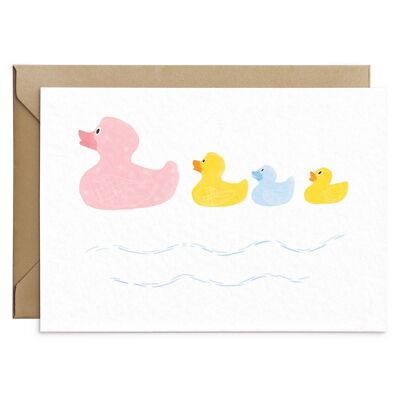 Cute Rubber Ducks Card