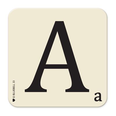 Coaster - Letter A