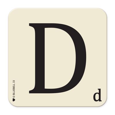 Coaster - Letter D