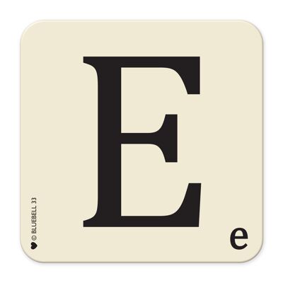 Coaster - Letter E