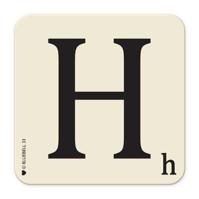 Coaster - Letter H