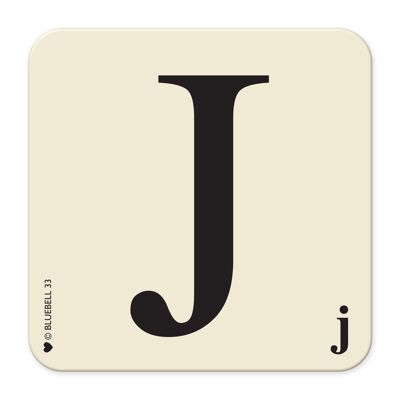 Coaster - Letter J